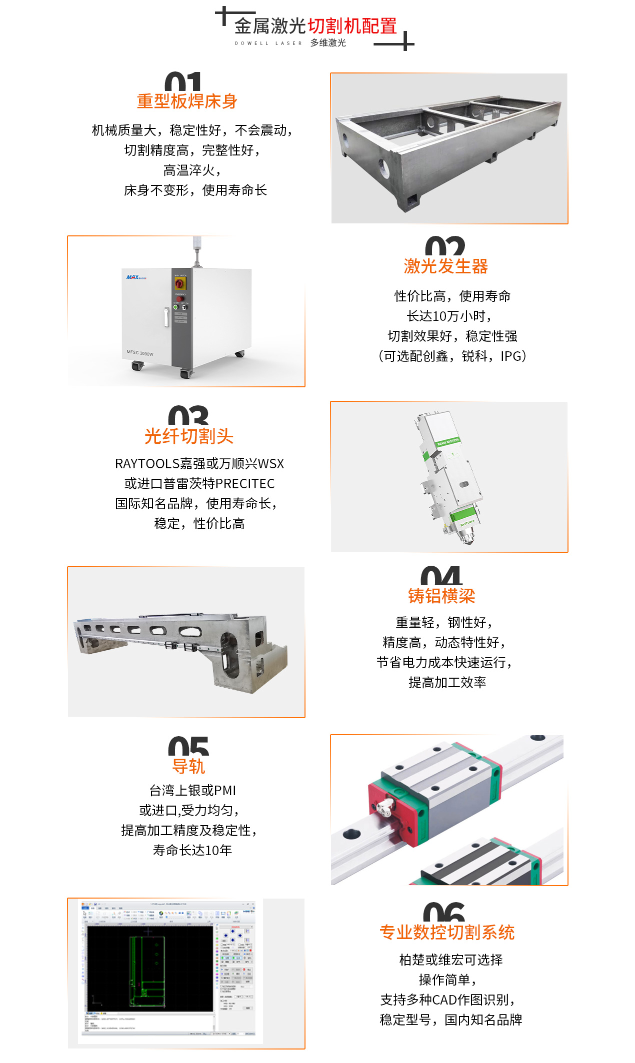 多維光纖激光切割機配置